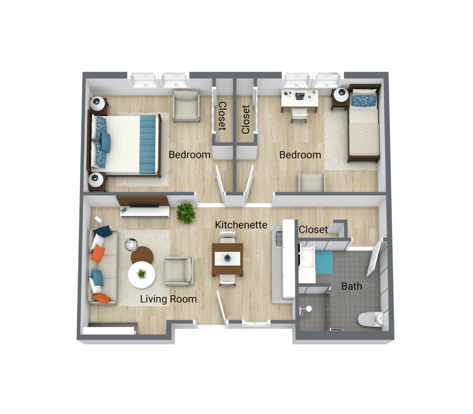 2 Bedroom #2